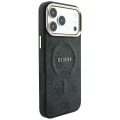 Etui Guess Embossed 4G Classic MagSafe na iPhone 17 Pro / 18 Pro - czarne