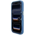 Etui Guess Embossed 4G Classic MagSafe na iPhone 17 Pro / 18 Pro - niebieskie