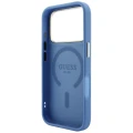 Etui Guess Embossed 4G Classic MagSafe na iPhone 17 Pro / 18 Pro - niebieskie