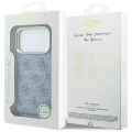 Etui Guess Embossed 4G Classic MagSafe na iPhone 17 Pro / 18 Pro - niebieskie