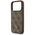 Etui Guess 4G Small Classic Logo MagSafe na iPhone 17 Pro / 18 Pro - brązowe