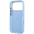 Etui Guess IML 4G Script Metal na iPhone 17 Pro / 18 Pro - jasnoniebieskie