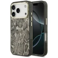 Etui Guess Python Pattern MagSafe na iPhone 17 Pro / 18 Pro - brązowe