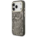 Etui Guess Python Pattern MagSafe na iPhone 17 Pro / 18 Pro - brązowe