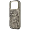 Etui Guess Python Pattern MagSafe na iPhone 17 Pro / 18 Pro - brązowe