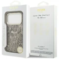 Etui Guess Python Pattern MagSafe na iPhone 17 Pro / 18 Pro - brązowe