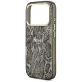 Etui Guess Python Pattern MagSafe na iPhone 17 Pro / 18 Pro - czarne