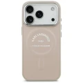Etui Karl Lagerfeld Embossed Open Ring RSG Logo MagSafe na iPhone 17 Pro / 18 Pro - różowe