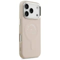 Etui Karl Lagerfeld Embossed Open Ring RSG Logo MagSafe na iPhone 17 Pro / 18 Pro - różowe