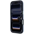 Etui Karl Lagerfeld Grained Elongated Logo MagSafe na iPhone 17 Pro / 18 Pro - niebieskie