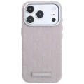 Etui Karl Lagerfeld Grained Mono Resin Logo MagSafe na iPhone 17 Pro / 18 Pro - różowe