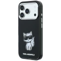 Etui Karl Lagerfeld IML Choupette Body Sketch Print MagSafe na iPhone 17 Pro / 18 Pro - czarne