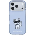 Etui Karl Lagerfeld IML Choupette Body   Sketch Print MagSafe na iPhone 17 Pro / 18 Pro - jasnoróżowe