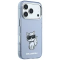 Etui Karl Lagerfeld IML Choupette Body   Sketch Print MagSafe na iPhone 17 Pro / 18 Pro - jasnoróżowe