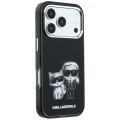 Etui Karl Lagerfeld IML Karl&Choupette Bodies Sketch Print MagSafe na iPhone 17 Pro / 18 Pro - czarne