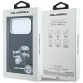 Etui Karl Lagerfeld IML Karl&Choupette Bodies Sketch Print MagSafe na iPhone 17 Pro / 18 Pro - czarne