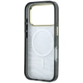 Etui Karl Lagerfeld IML Signature Zebra Glitter MagSafe na iPhone 17 Pro / 18 Pro - złote