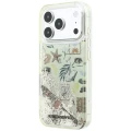 Etui Karl Lagerfeld Liquid Glitter Beach & Sand na iPhone 17 Pro / 18 Pro - beżowe