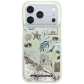 Etui Karl Lagerfeld Liquid Glitter Beach & Sand na iPhone 17 Pro / 18 Pro - beżowe