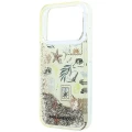 Etui Karl Lagerfeld Liquid Glitter Beach & Sand na iPhone 17 Pro / 18 Pro - beżowe