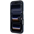 Etui Karl Lagerfeld Saffiano Small Script Metal Logo MagSafe na iPhone 17 Pro / 18 Pro - jasnoniebieskie