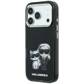Etui Karl Lagerfeld Smooth Karl & Choupette Bodies Sketch MagSafe do iPhone 18 Pro / 17 Pro - czarne