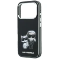 Etui Karl Lagerfeld Smooth Karl & Choupette Bodies Sketch MagSafe do iPhone 18 Pro / 17 Pro - czarne