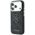 Etui Guess 4G & Big Resin Logo na iPhone 17 Pro Max / 18 Pro Max- czarne