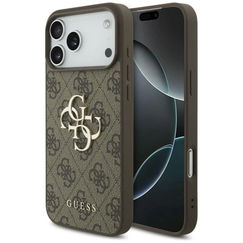 Etui Guess 4G Big Logo na iPhone 17 Pro Max / 18 Pro Max - brązowe