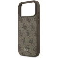 Etui Guess 4G Classic na iPhone 17 Pro Max / 18 Pro Max - brązowe