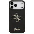 Etui Guess Fixed Glitter Big 4G na iPhone 17 Pro Max / 18 Pro Max - czarne