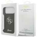 Etui Guess Fixed Glitter Big 4G na iPhone 17 Pro Max / 18 Pro Max - czarne