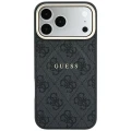 Etui Guess Embossed 4G Classic MagSafe na iPhone 17 Pro Max / 18 Pro Max - czarne