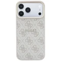Etui Guess Embossed 4G Classic MagSafe na iPhone 17 Pro Max / 18 Pro Max - różowe