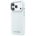 Etui Karl Lagerfeld IML Rhinestones Allover and Electroplated Logo na iPhone 17 Pro Max / 18 Pro Max  - białe