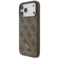Etui Guess 4G Small Classic Logo MagSafe na iPhone 17 Pro Max / 18 Pro Max - brązowe
