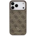 Etui Guess 4G Small Classic Logo MagSafe na iPhone 17 Pro Max / 18 Pro Max - brązowe