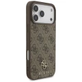 Etui Guess 4G Small Classic Logo MagSafe na iPhone 17 Pro Max / 18 Pro Max - brązowe
