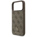 Etui Guess 4G Small Classic Logo MagSafe na iPhone 17 Pro Max / 18 Pro Max - brązowe