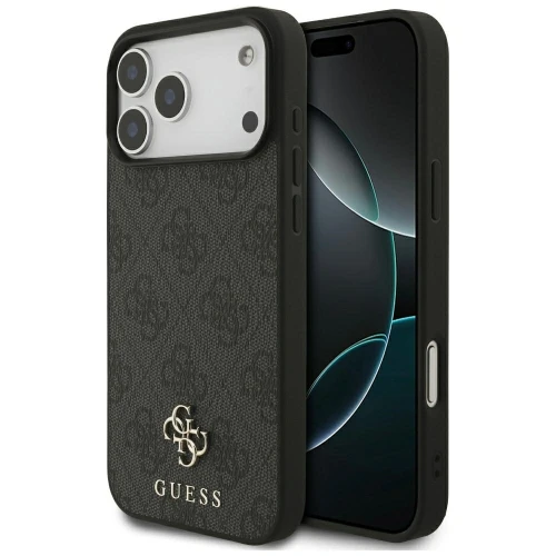 Etui Guess 4G Small Classic Logo MagSafe na iPhone 17 Pro Max / 18 Pro Max - czarne