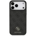 Etui Guess 4G Small Classic Logo MagSafe na iPhone 17 Pro Max / 18 Pro Max - czarne
