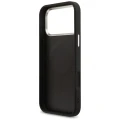 Etui Guess 4G Triangle Logo MagSafe na iPhone 17 Pro Max / 18 Pro Max - czarno-srebrne