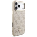 Etui Guess 4G Triangle Logo MagSafe na iPhone 17 Pro Max / 18 Pro Max - różowo-złote