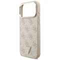 Etui Guess 4G Triangle Logo MagSafe na iPhone 17 Pro Max / 18 Pro Max - różowo-złote