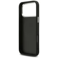 Etui Guess Glitter Triangle Logo MagSafe na iPhone 17 Pro Max / 18 Pro Max - czarne