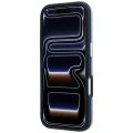 Etui Karl Lagerfeld Grained Allover Logo Metal Elongated MagSafe na iPhone 17 Pro Max / 18 Pro Max - niebieskie