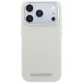 Etui Karl Lagerfeld Grained Elongated Logo MagSafe na iPhone 17 Pro Max / 18 Pro Max  - beżowe