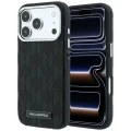 Etui Karl Lagerfeld Grained Mono Resin Logo MagSafe na iPhone 17 Pro Max / 18 Pro Max - czarne