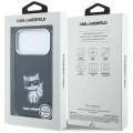 Etui Karl Lagerfeld IML Choupette Body Sketch Print MagSafe na iPhone 17 Pro Max / 18 Pro Max - czarne