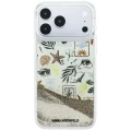 Etui Karl Lagerfeld Liquid Glitter Beach & Sand na iPhone 17 Pro Max / 18 Pro Max - beżowe